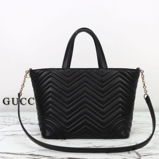 Replica Borsa tote/secchiello media Gucci Betty 847387 Nera Imitazioni Replica qualità specchio Borsa tote/secchiello media Gucci Betty 847387 Nera