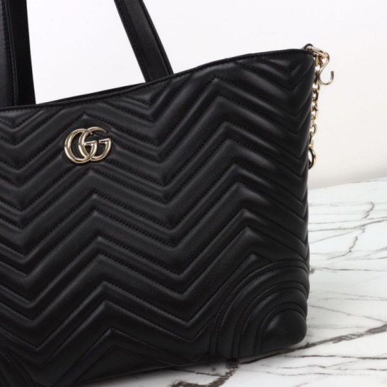 Replica Borsa tote/secchiello media Gucci Betty 847387 Nera Imitazioni Replica qualità specchio Borsa tote/secchiello media Gucci Betty 847387 Nera