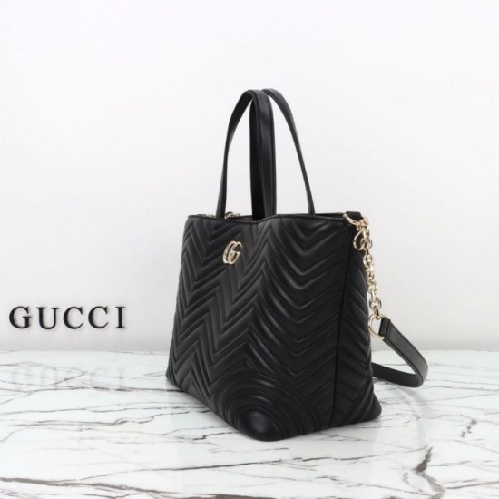 Replica Borsa tote/secchiello media Gucci Betty 847387 Nera Imitazioni Replica qualità specchio Borsa tote/secchiello media Gucci Betty 847387 Nera