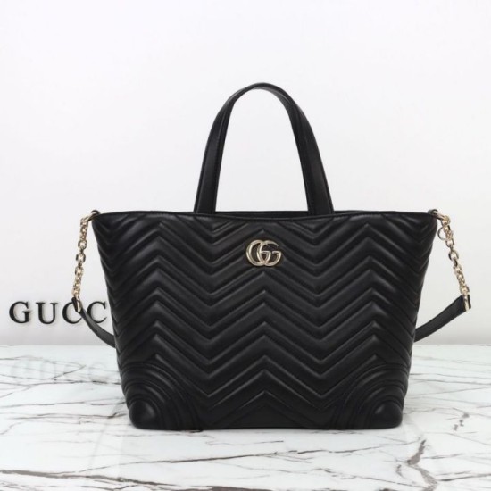 Replica Borsa tote/secchiello media Gucci Betty 847387 Nera Imitazioni Replica qualità specchio Borsa tote/secchiello media Gucci Betty 847387 Nera