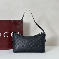 Replica Borse fedele media Gucci GG Emblem 847449 Nera Imitazioni Replica qualità specchio Borse fedele media Gucci GG Emblem 847449 Nera