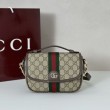 Borsa a mano piccola Gucci Ophidia 836843 Marrone