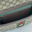 Borsa a mano piccola Gucci Ophidia 836843 Marrone