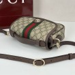 Borsa a mano piccola Gucci Ophidia 836843 Marrone