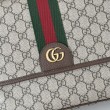 Borsa a tracolla Gucci Ophidia media 834467 Marrone