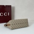 Qualità superiore replica a tracolla media Gucci GG Emblem 847449 Marrone