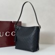 Borse Replica Alta Qualità a tracolla piccola Gucci GG Emblem 848881 Nera