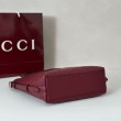 Borsa Replica 1:1 a tracolla piccola Gucci GG Emblem 848881 Rossa
