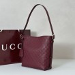 Borsa Replica 1:1 a tracolla piccola Gucci GG Emblem 848881 Rossa