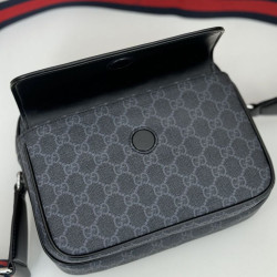 Borse Replica fedele piccola Gucci GG Nero 795479