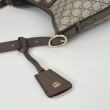 Borsa a tracolla piccola Gucci Ophidia 836872 Marrone