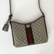 Borsa a tracolla piccola Gucci Ophidia 836872 Marrone