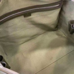Borsa da viaggio media Gucci GG Monogram 792074 Verde