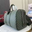 Borsa da viaggio media Gucci GG Monogram 792074 Verde