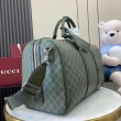 Borsa da viaggio media Gucci GG Monogram 792074 Verde