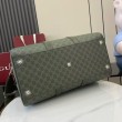 Borsa da viaggio media Gucci GG Monogram 792074 Verde