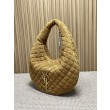 Borsa hobo Icare YSL Saint Laurent in camoscio giallo