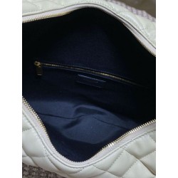 Borsa hobo Icare YSL Saint Laurent in nappa beige
