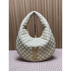 Borsa hobo Icare YSL Saint Laurent in nappa beige