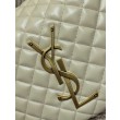 Borsa hobo Icare YSL Saint Laurent in nappa beige