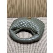 Borsa hobo Icare YSL Saint Laurent in nappa grigio/verde