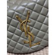Borsa hobo Icare YSL Saint Laurent in nappa grigio/verde