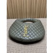 Borsa hobo Icare YSL Saint Laurent in nappa grigio/verde