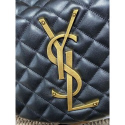 Imitazioni borse griffate hobo Icare YSL Saint Laurent in nappa nera