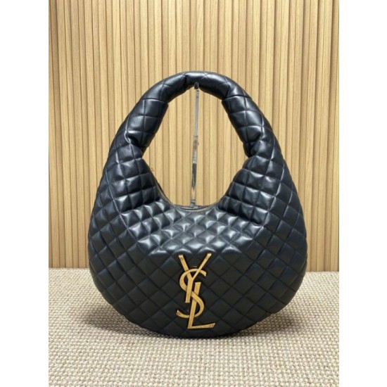 Imitazioni borse griffate hobo Icare YSL Saint Laurent in nappa nera