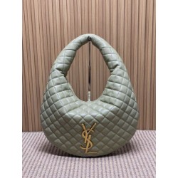 Borsa hobo Icare YSL Saint Laurent in nappa verde