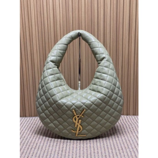 Borsa hobo Icare YSL Saint Laurent in nappa verde