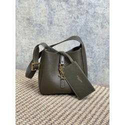 Borse Replica hobo mini morbida YSL Saint Laurent Le 5 À 7 Caffè Chiaro