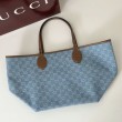 Borsa tote grande Gucci Totissima 837190 Blu