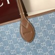 Borsa tote grande Gucci Totissima 837190 Blu