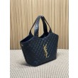 Borsa Replica 1:1 tote media Icare classico YSL Saint Laurent nera