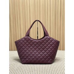 Borse Replica Alta Qualità tote media Icare classico YSL Saint Laurent rossa