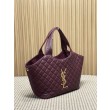 Borse Replica Alta Qualità tote media Icare classico YSL Saint Laurent rossa