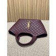 Borse Replica Alta Qualità tote media Icare classico YSL Saint Laurent rossa