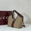 Borse Replica Alta Qualità tote piccola Gucci Giglio 860845 Marrone