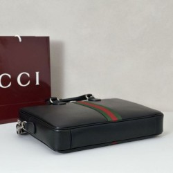 Cartella da uomo Gucci Ophidia grande 834461 Nero