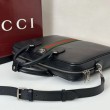 Cartella da uomo Gucci Ophidia grande 834461 Nero