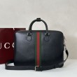 Cartella da uomo Gucci Ophidia grande 834461 Nero
