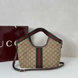 Replica Borse Alta Qualità tote piccola Gucci Giglio 860845 Marrone Imitazioni Replica qualità specchio Borse Alta Qualità tote piccola Gucci Giglio 860845 Marrone