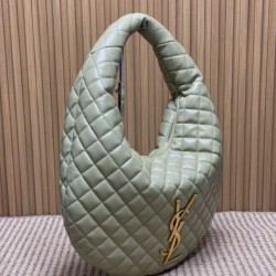 Replica Borsa hobo Icare YSL Saint Laurent in nappa verde Imitazioni Replica qualità specchio Borsa hobo Icare YSL Saint Laurent in nappa verde