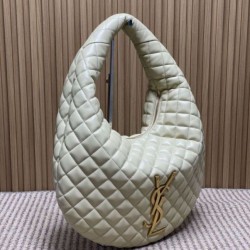 Replica Borsa hobo Icare YSL Saint Laurent in nappa beige Imitazioni Replica qualità specchio Borsa hobo Icare YSL Saint Laurent in nappa beige
