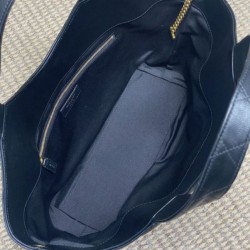 Replica Borsa 1:1 tote media Icare classico YSL Saint Laurent nera Imitazioni Replica qualità specchio Borsa 1:1 tote media Icare classico YSL Saint Laurent nera