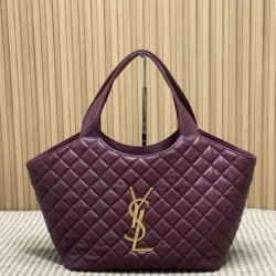 Replica qualità specchio Borse  Alta Qualità tote media Icare classico YSL Saint Laurent rossa