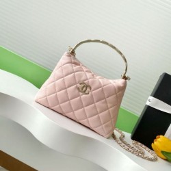 Replica qualità specchio Borse  Alta Qualità Chanel 25S Edizione Limitata Vanity Case con Manico Superiore AP4591 Rosa