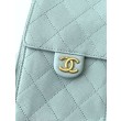 Borse Firmate Replica a secchiello Chanel 25C grande/piccola in pelle di vitello granata AS5311 AS5293 Blu