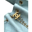 Borse Firmate Replica a secchiello Chanel 25C grande/piccola in pelle di vitello granata AS5311 AS5293 Blu